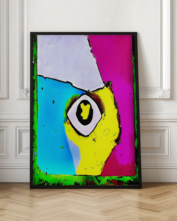 Vibrant Abstract Eye | Poster - Room Interior 1