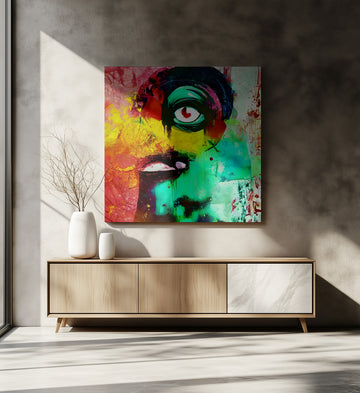 Vivid Abstract Eye | Canvas - Room Interior 2