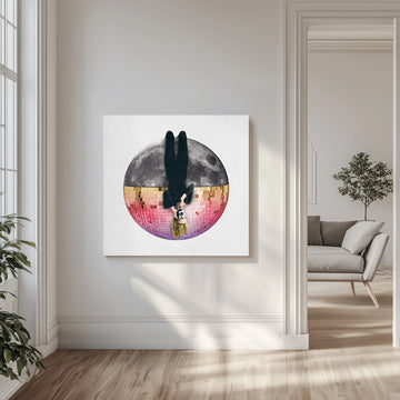 Upside Down Cosmic Disco | Canvas - Room Interior 1
