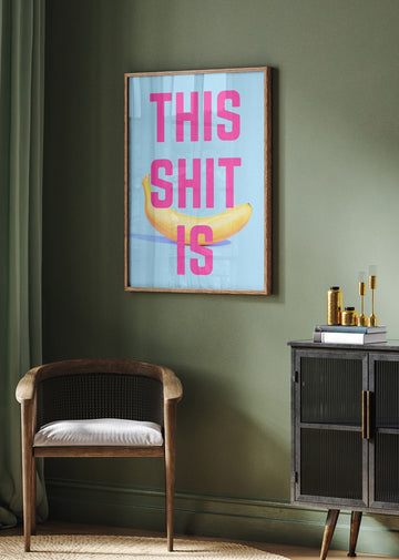 Bold Banana Statement | Poster - Room Interior 2