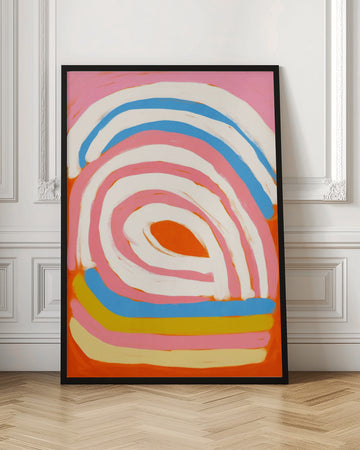 Colorful Abstract Arches | Poster - Room Interior 1
