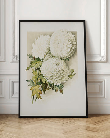 Chrysanthemums for Christmas Eve | Poster - Room Interior 1