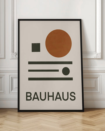 Bauhaus Geometric Balance | Poster - Room Interior 1