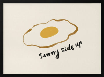 Sunny Side Up | Poster - Black Metal Frame Interior