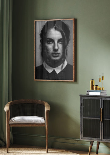 Intense Gaze Woman | Poster - Room Interior 2
