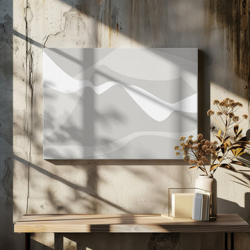 Soft Serene Layers | Canvas - Room Interior 2