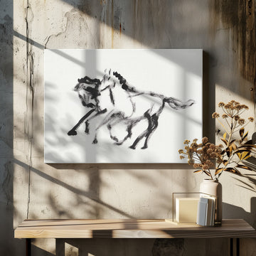 Dynamic Running Horses | Canvas - Canvas Interior