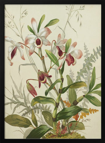 Flowers | Poster - Black Metal Frame Interior