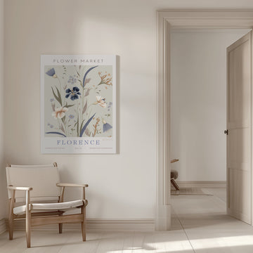 Flower Market Florence | Canvas - Room Interior 1