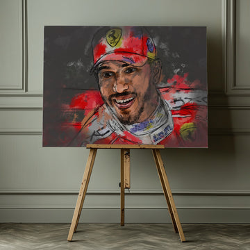 Joyful Racing Driver | Canvas - Room Interior 1