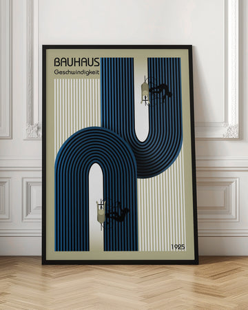 Bauhaus Speed Cyclists | Poster - Room Interior 1
