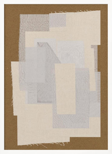 Layered Simplicity | Poster - White Frame Interior