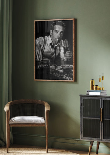 Smoking Radio Host | Poster - Room Interior 2