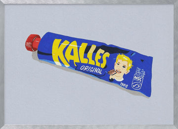 Classic Swedish Spread Tube | Poster - Silver Frame Interior