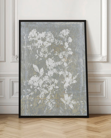 Faded Floral Silhouette | Poster - Room Interior 1