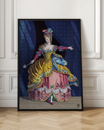Rococo Stage Costume | Poster - Room Interior 1