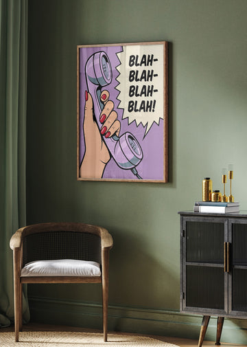 Blah Blah Blah | Poster - Room Interior 2