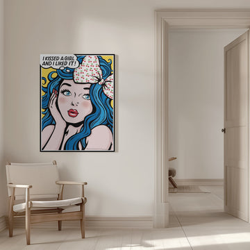 Pop Art Confession | Canvas - Room Interior 1