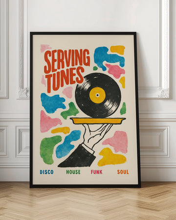 Serving Up Tunes | Poster - Room Interior 1
