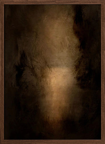 Moods Abstract | Poster - Walnut Frame Interior