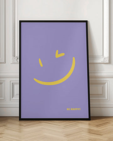 Be Happy Smile | Poster - Room Interior 1