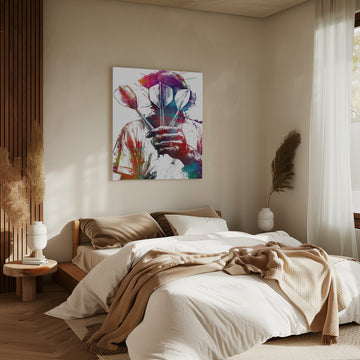 Vibrant Darts Player | Canvas - Room Interior 2