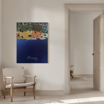 Colorful Venice Reflections | Canvas - Room Interior 1
