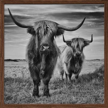 Highlands | Poster - Walnut Frame Interior