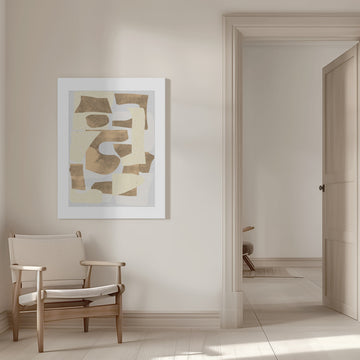 Earthy Fragments | Canvas - Room Interior 1