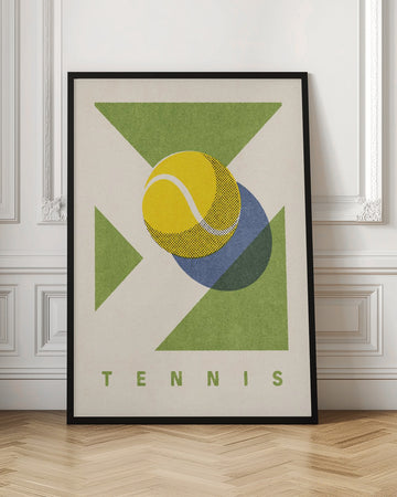 Retro Tennis Game | Poster - Room Interior 1