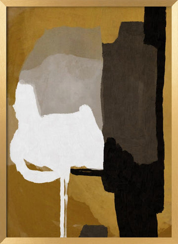 Resting | Poster - Gold Frame Interior