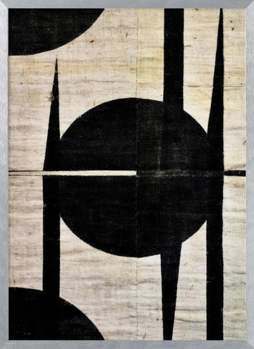 Geometric Harmony | Poster - Silver Frame Interior