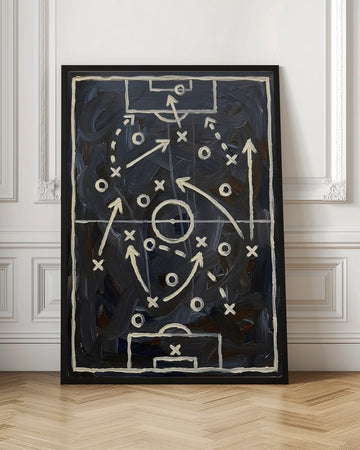 Football Play Diagram | Poster - Room Interior 1