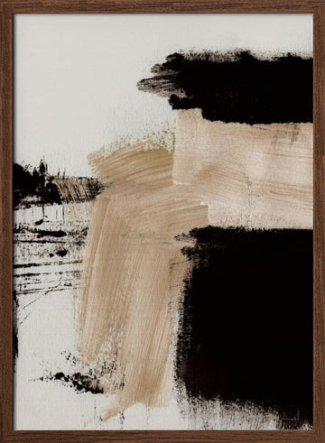Path | Poster - Walnut Frame Interior