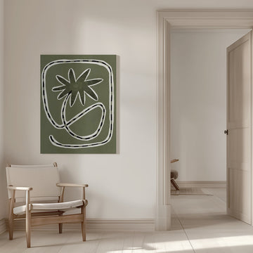 Delicate Bloom 18 | Canvas - Room Interior 1