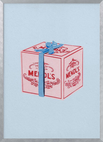 Pink Bakery Gift | Poster - Silver Frame Interior