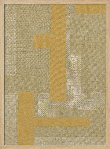 Textured Pathway | Poster - Wood Frame Interior