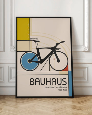 Bauhaus Geometric Cycling | Poster - Room Interior 1