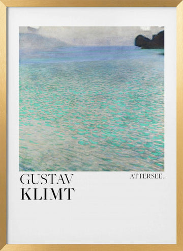 Attersee (1900) Poster | Poster - Gold Frame Interior