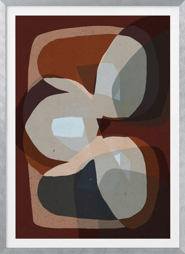 Layers of Earth | Poster - Silver Frame Interior