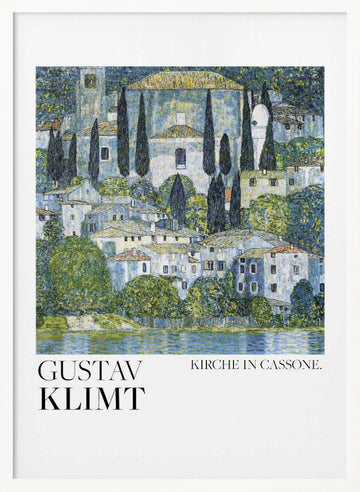 Kirche In Cassone (1913) Poster | Poster - White Frame Interior