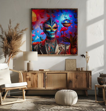 Vibrant Tropical Drag | Poster - Room Interior 2