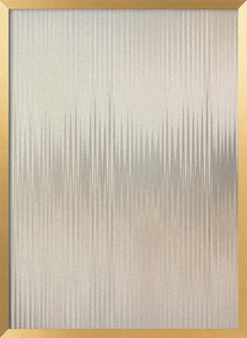 Shimmering Vertical Waves | Poster - Gold Frame Interior