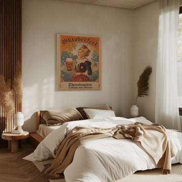 Oktoberfest Bavarian Woman | Canvas - Room Interior 2