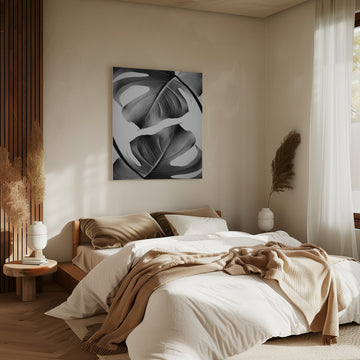 Tropical Monstera Forms | Canvas - Room Interior 2