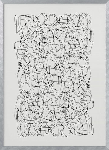 Circuitry | Poster - Silver Frame Interior