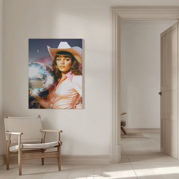 Cosmic Cowgirl | Canvas - Room Interior 1