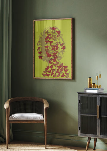 Marilyn Monroe Butterflies | Poster - Room Interior 2