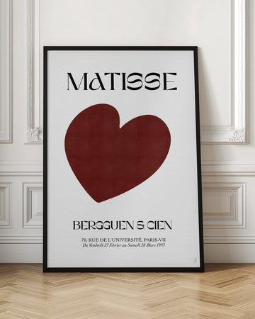 Red Heart Abstract | Poster - Room Interior 1