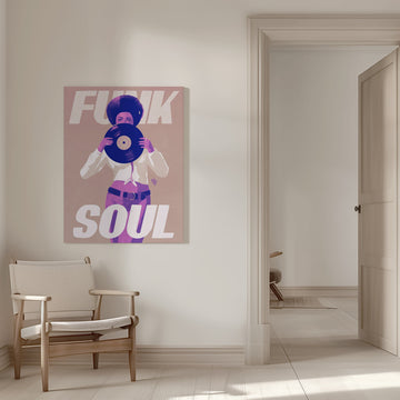 Retro Funk Soul | Canvas - Room Interior 1
